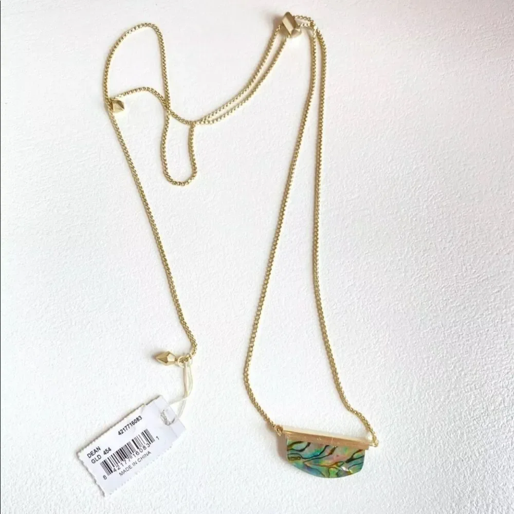 NWOT Kendra Scott Dean Necklace in Abalone Shell $ 65.00
